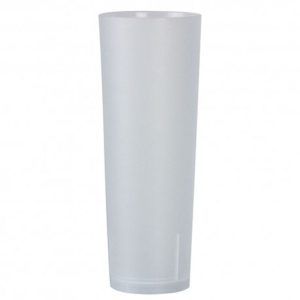 SET 10 VASOS TUBO REUTILIZABLES 330ML ALGON