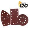 SET DE 9 LIJAS GRANO 120 PARA LIJADORA MODELO BL0151