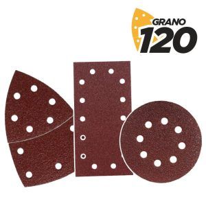 SET DE 9 LIJAS GRANO 120 PARA LIJADORA MODELO BL0151