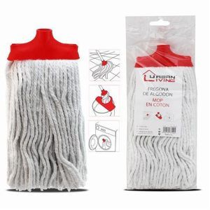FREGONA DE ALGODON 250 GRAMOS EN ROJO