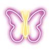 LAMPARA DECORATIVA NEON LED BUTERFLY FOREVER