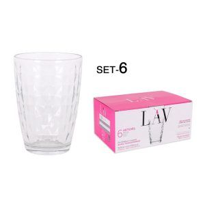 SET 6 VASOS CRISTAL 415CC NEW ARTEMIS