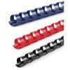 CANUTILLO PVC 20mm REDONDOS C/100 NEGROS