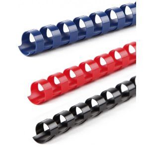 CANUTILLO PVC 20mm REDONDOS C/100 NEGROS