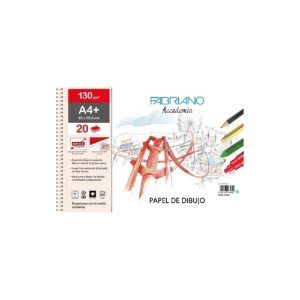 BLOCS DIBUJO Fabriano A-4+ 130gr 20H ESPIRAL C/Recuadro