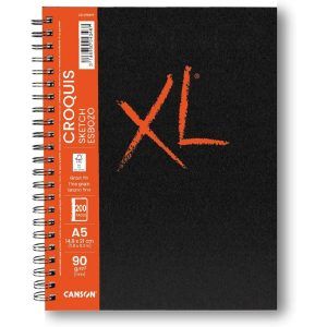 CUADERNO Canson XL A-5 CROQUIS 100-H 90gr