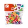 GOMA EVA Apli MARIPOSAS 3-6mm 50x6= 300u.
