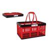 CAJA PLEGABLE 16 LITROS CON ASAS ROJA Y NEGRA