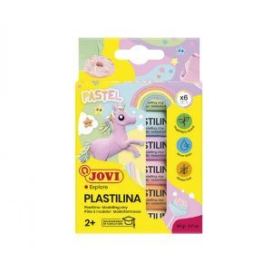 PLASTILINA Jovi 15gr. 6-Barras CARTON (PASTEL)