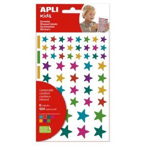 GOMETS MULTICOLO ESTRELLAS PEPS 6H REM