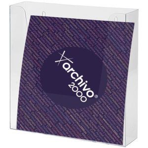 PORTA-Folleto MURAL 1-Compart. A-4 Mod.76401 Metacrilato