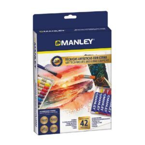 CERAS MANLEY 42-Colores TECNICAS ARTISTICAS (Uso Escolar)