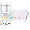 CUADERNO Oxford A-4+ Cuadro-5mm C/Pastel Tapa/Plast. 160-H