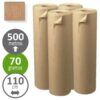 BOBINA PAPEL EMBALAR 1,10x500mt (41k aprox.) KRAFT MARRON