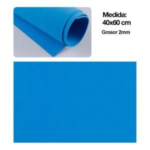 GOMA EVA 40x60 2mm (Plastica) (Azul-Medio)