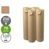 BOBINA PAPEL EMBALAR 1,10x250mt (20k aprox.) KRAFT MARRON