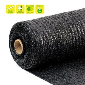 MALLA DE SOMBREO NEGRA 1.5X10 METROS SUNGARDEN