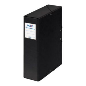 CARPETA PROYECTOS Fº 90mm CARTON C/Gomas (NEGRO)