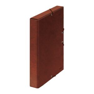 CARPETA PROYECTOS Fº 30mm CARTON C/Gomas (CUERO)