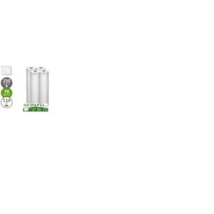 BOBINA PAPEL EMBALAR 1,10x250mt (20k aprox.) BLANCO
