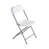 SILLA RESINA PLEGABLE 80X50X45CM BLANCA SUNGARDEN