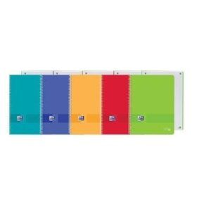 CUADERNO Oxford A4+ Cuadros 5x5 80-H EUROPEANBINDER+ LIVE &