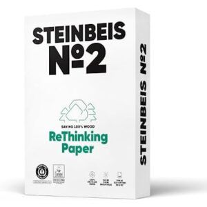 PAPEL Fotocopia A-3 80gr 29,7x42 "Reciclado" Steinbeis 500H