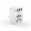 ADAPTADOR DE VIAJE UNIVERSAL + USB X4 WL26 XO