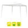 CARPA ACERO RAFIA 3X3 METROS BLANCA DESMONTABLE SUNGARDEN