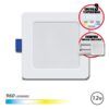 DOWNLIGHT CUADRADO 12W | 960LM SELECTOR 3 TEMPERATURAS + SOBREPARED ELBAT