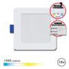 DOWNLIGHT CUADRADO 18W|1440LM SELECTOR 3 TEMPERATURAS + SOBREPARED ELBAT