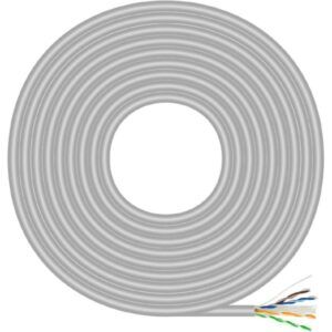 CABLE DE RED Aisens RJ45 Cat.6 Gris, 305mt. UTP Rigido AWG23