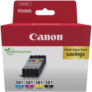 CART. INK-JET Canon CLI-581 4-Colores Multicolor PIXMA