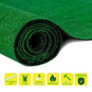 CESPED ARTIFICIAL 1X25 METROS 7MM SERIE ECOVERDE SUNGARDEN