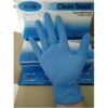 GUANTES NITRILO SIN POLVO Talla-M (PvP. C/100u.) Azul