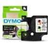CINTA ROTULAR Dymo (D1) 9mm x7mt (Negro,BLANCO)