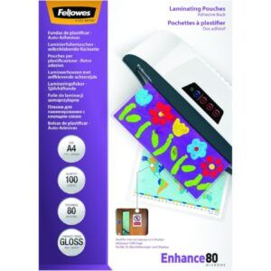FUNDA PLASTIFICAR A-4 80mi 216x303 ADHESIVA (Pvp-100uds