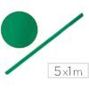 ROLLOS PAPEL EMBALAR 1x5mt Colores (Verde FUERTE)