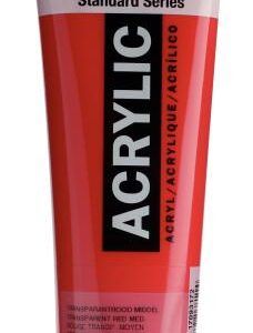 ACRILICO Amsterdam T-120ml (ROJO TRANS.MED)