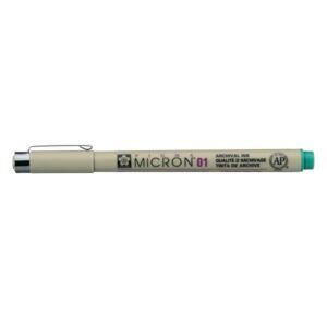ROTULADOR Sakura 01 - 0.25mm Pigma Microm Verde