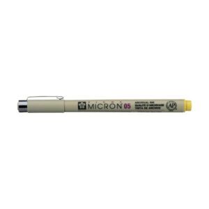 ROTULADOR Sakura 05 - 0.45mm Pigma Microm Amarillo