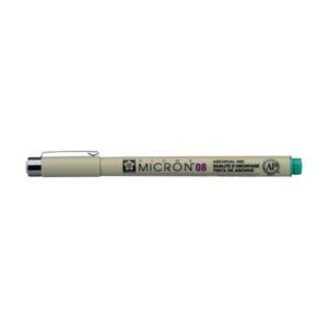ROTULADOR Sakura 08 - 0.50mm Pigma Microm Verde