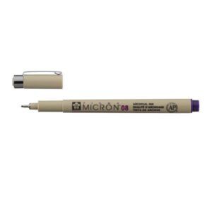 ROTULADOR Sakura 08 - 0.50mm Pigma Microm Púrpura