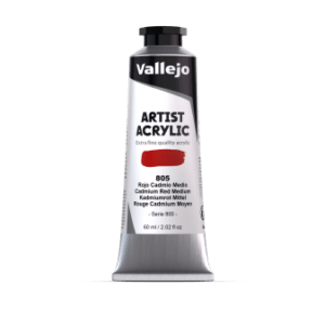 ACRILICO ARTIS Vallejo 60ml. Serie-8  (Cadmio Rojo Medio)