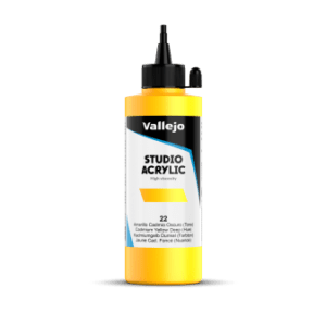 ACRILICO STUDIO Vallejo 200ml. (Amarillo C. Osc. (Tono))