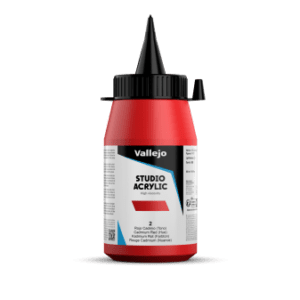 ACRILICO STUDIO Vallejo 500ml. (Rojo Cadmio (Tono))
