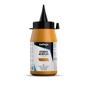 ACRILICO STUDIO Vallejo 500ml. (Amarillo Óxido Hierro)