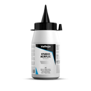 ACRILICO STUDIO Vallejo 500ml. (Blanco de Titanio)