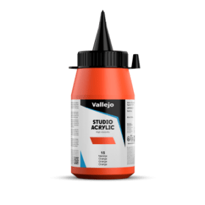ACRILICO STUDIO Vallejo 500ml. (Naranja)