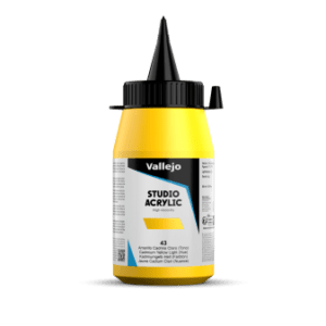 ACRILICO STUDIO Vallejo 500ml. (Amarillo Cadmio Pálido (Tono))